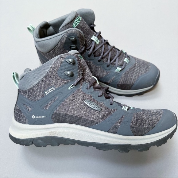 KEEN Women's Terradora II Mid WP Boot Magnet/ocean Wave, women’s 9.5 - Picture 2 of 9